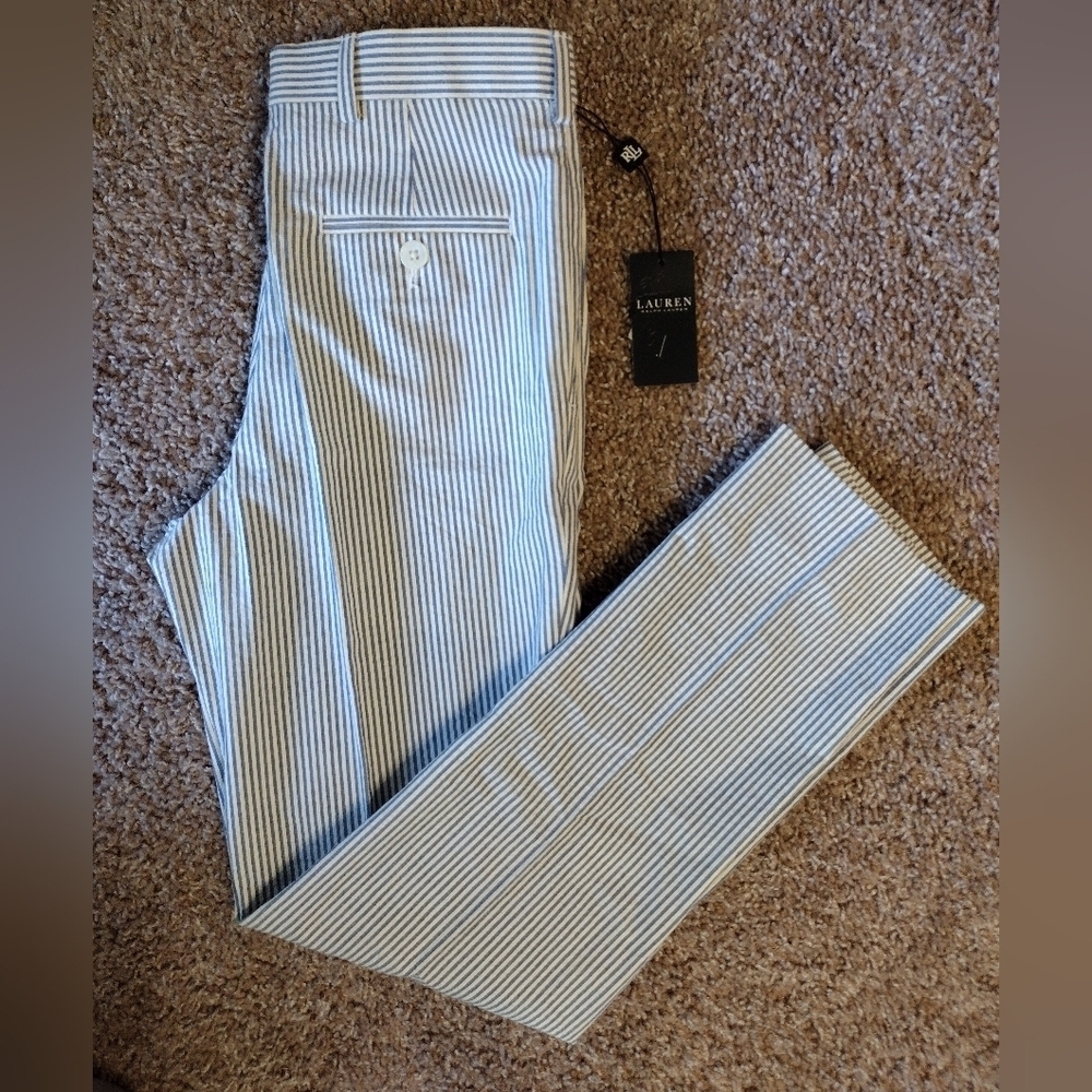Lauren Ralph Lauren Pinstripe Pants NWOT